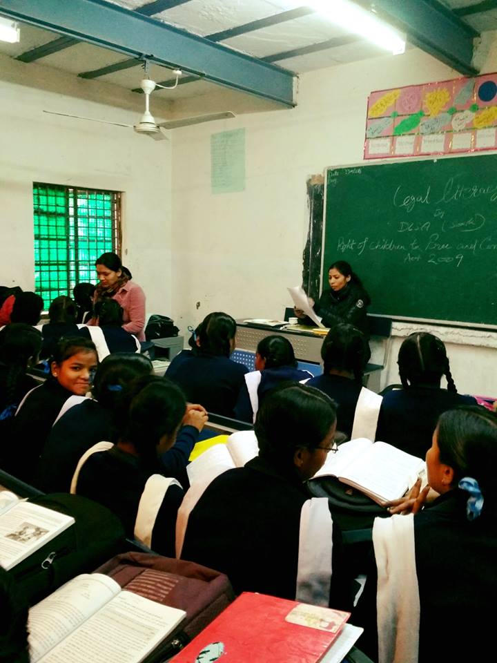 LEGAL LITERACY CLASS AT GGSSS, SANGAM VIHAR (ID-1923052) ON 23.01.2018