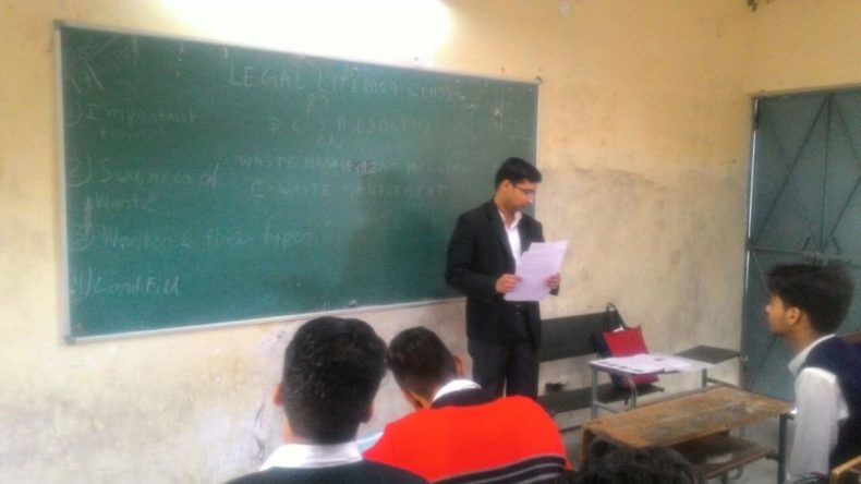 LEGAL LITERACY CLASS AT GBSSS, DERA GAON (9ID-1923360) ON 17.02.2018