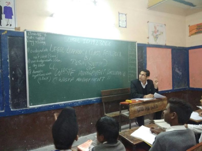 LEGAL LITERACY CLASS AT GBSS NO. 3, SEC-V, DR. AMBEDKAR NAGAR, (ID-1923066) ON 17.02.2018