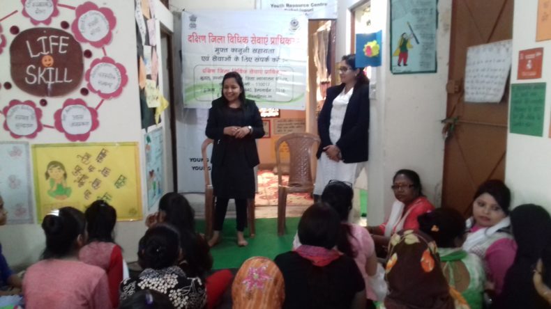 DLSA (SOUTH) ORGANISED LEGAL AWARENESS PROGRAMME IN THE AREA OF DAKSHINPURI, NEW DELHI ON 13.04.2018