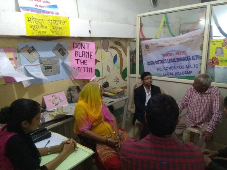 DLSA (SOUTH) CONVENED LEGAL AWARENESS PROGRAMME IN THE AREA OF MALVIYA NAGAR, NEW DELHI ON 24.03.2018