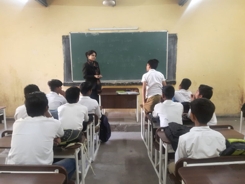 LEGAL LITERACY CLASS ON GBSSS NO. 01, SEC-IV, DR. AMBEDKAR NAGAR, (ID-1923008) ON 09.04.2018