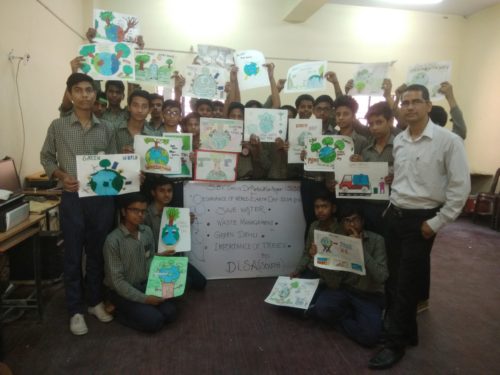 DLSA (SOUTH) CONVENED POSTER MAKING COMPETITION AT GSBV, SEC-IV, DR. AMBEDKAR NAGAR, (ID-1923019) ON THE OBSERVANCE OF WORLD EARTH DAY ON 26.04.2018