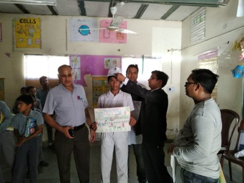 DLSA (SOUTH) CONVENED POSTER MAKING COMPETITION AT GBSSS, AYA NAGAR (ID-1923354) ON THE OBSERVANCE OF WORLD EARTH DAY ON 20.04.2018