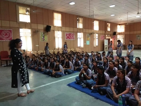 SENSITIZATION PROGRAMME ON SEXUAL VIOLENCE HELD ON 13.07.2018 AT ISHANI GOVT. SARVODAYA KANYA VIDYALAYA BLOCK-G, SAKET NEW DELHI-110017