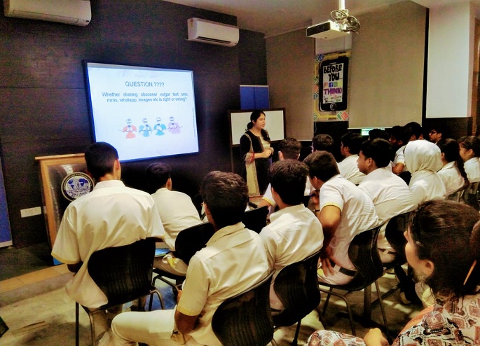 SENSITIZATION PROGRAMME ON SEXUAL VIOLENCE HELD ON 20.07.2018 AT MANAV BHARTI INTERNATIONAL PUBLIC SCHOOL, NEW DELHI