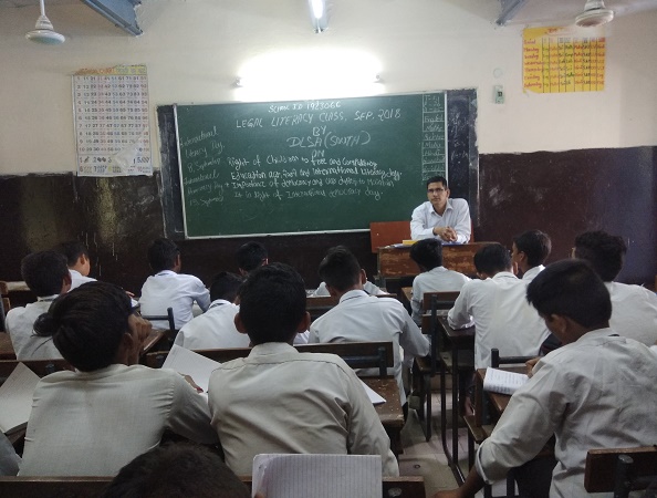 LEGAL LITERACY CLASS AT GBSS NO.03, SEC-V, DR. AMBEDKAR NAGAR (ID-1923066) ON 14.09.2018