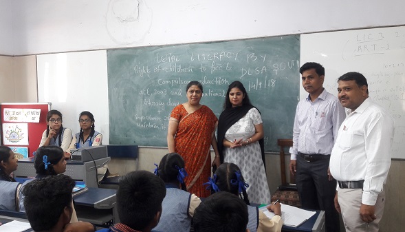 LEGAL LITERACY CLASS AT GSV, CO-ED SSS, DAKSHINPURI EXTN. DR. AMBEDKAR NAGAR, (ID-1923351) ON 15.09.2018