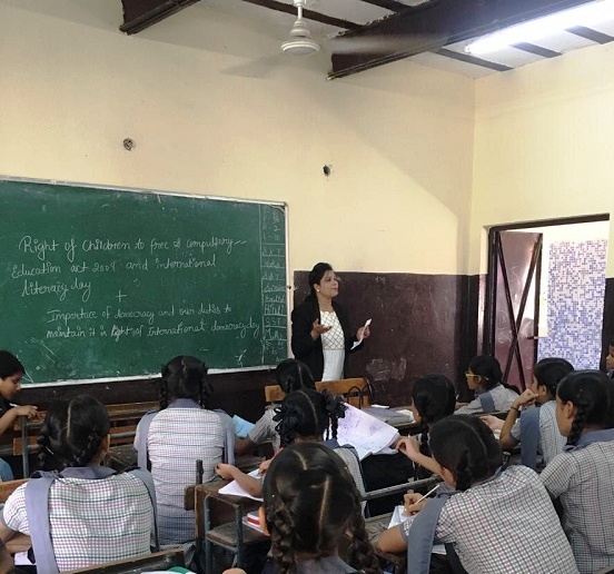 LEGAL LITERACY CLASS AT RSKV, MEHRAULI (ID-1923038) ON 16.10.2018