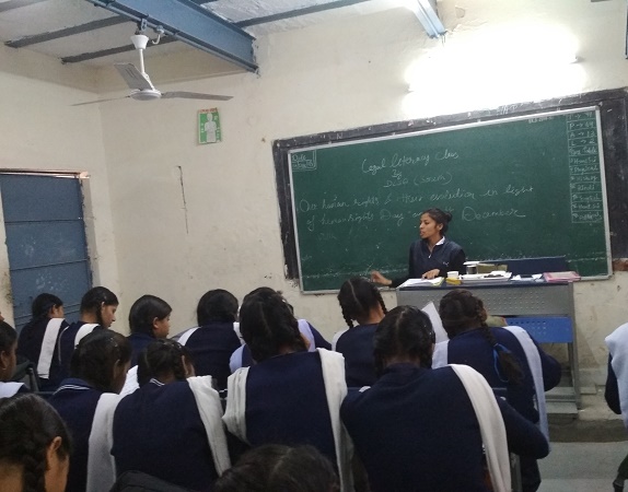 LEGAL LITERACY CLASS AT GGSSS, SANGAM VIHAR (ID-1923052) ON 14.12.2018