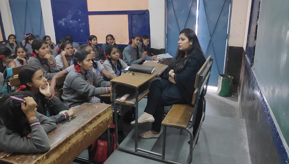 LEGAL LITERACY CLASS AT GGSSS NO.02, SEC-V, DR. AMBEDKAR NAGAR (ID-1923050) ON 15.11.2018