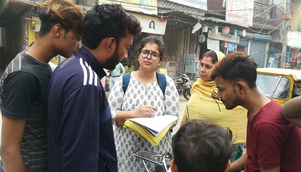 DLSA (SOUTH) CONVENED DOOR TO DOOR CAMPAIGN IN THE AREA OF TIGRI, SANGAM VIHAR, NEW DELHI ON 19.11.2018