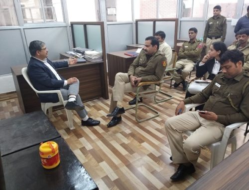 DLSA (SOUTH) ORGANIZED LEGAL LITERACY CLASSES AT POLICE STATION: MALVIYA NAGAR ON 12.02.2019