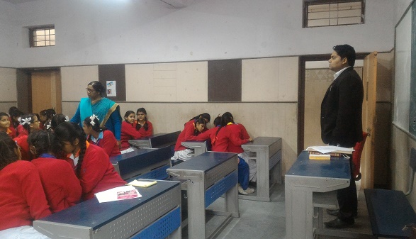 LEGAL LITERACY CLASS AT GGSSS, SEC-V, DR. AMBEDKAR NAGAR, ID-(1923047) ON 13.02.2019