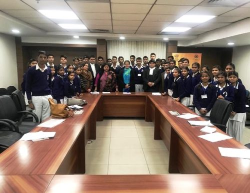 VISIT OF STUDENTS FROM G(CO-ED) SS, NEB SARAI, NEW DELHI TO SAKET COURTS COMPLEX ON 13.02.2019