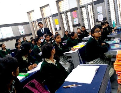 LEGAL LITERACY CLASS AT GGSSS, M.B. ROAD, PUSHP VIHAR, NEW DELHI ON 15.02.2019
