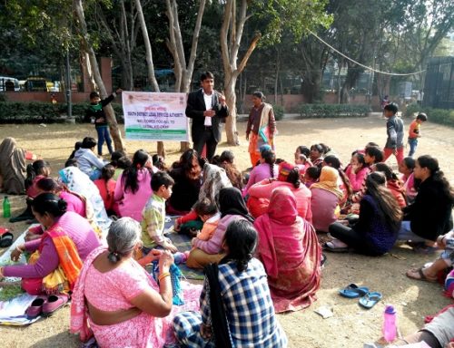 DLSA (SOUTH) ORGANISED LEGAL AWARENESS PROGAMME IN THE AREA OF DAKSHINPURI, NEW DELHI ON 20.01.2019