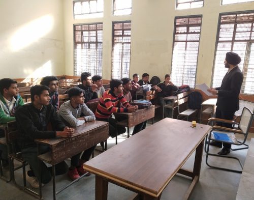 LEGAL LITERACY CLASS AT GBSSS NO.2, SEC-IV, DR. AMBEDKAR NAGAR (ID-1923009) ON 08.02.2019