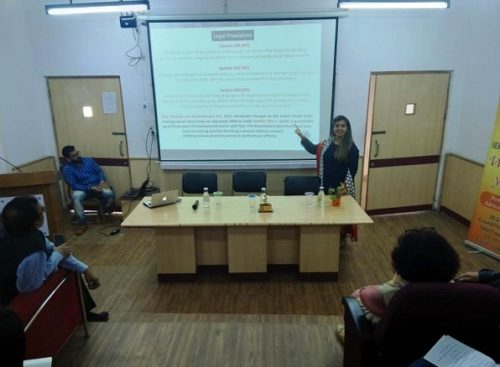 DLSA (SOUTH) CONVENED THE ADD ON COURSE ON “LEGAL LITERACY” AT SHAHEED BHAGAT SINGH COLLEGE ON 08.03.2019
