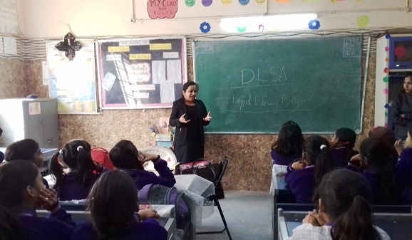 LEGAL LITERACY CLASS AT RRMR SKV, HAUZRANI, 1923041 ON 23.02.2019