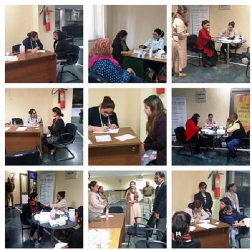 DLSA (SOUTH) CONVENED 02 DAYS CANCER SCREENING CAMP AT SAKET DISTRICT COURTS ON 07.03.2019 & 08.03.2019