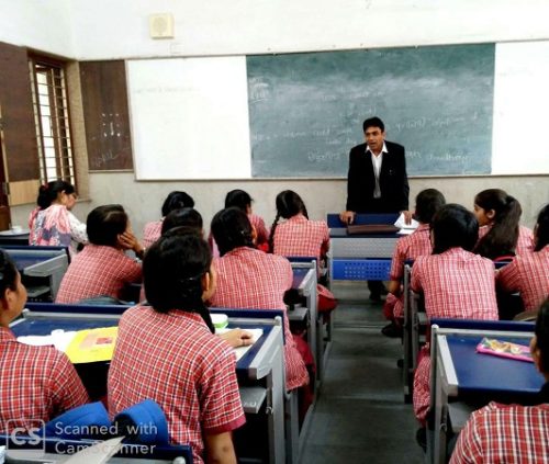 LEGAL LITERACY CLASS AT SKV SAOMI NAGAR, CHIRAG DELHI ON 23.04.2019