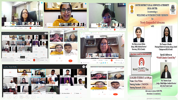 ONLINE INTRODUCTORY SESSION FOR NEWLY ADVOCATES