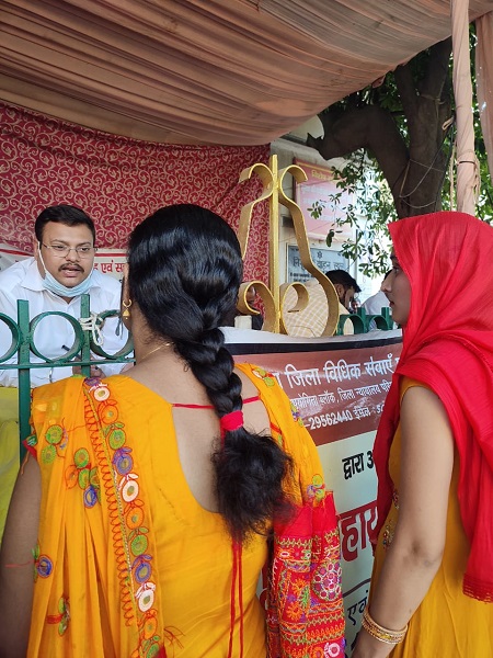 Help Desk setup at Chattarpur Temple from 26.09.2022 to 02.09.2022