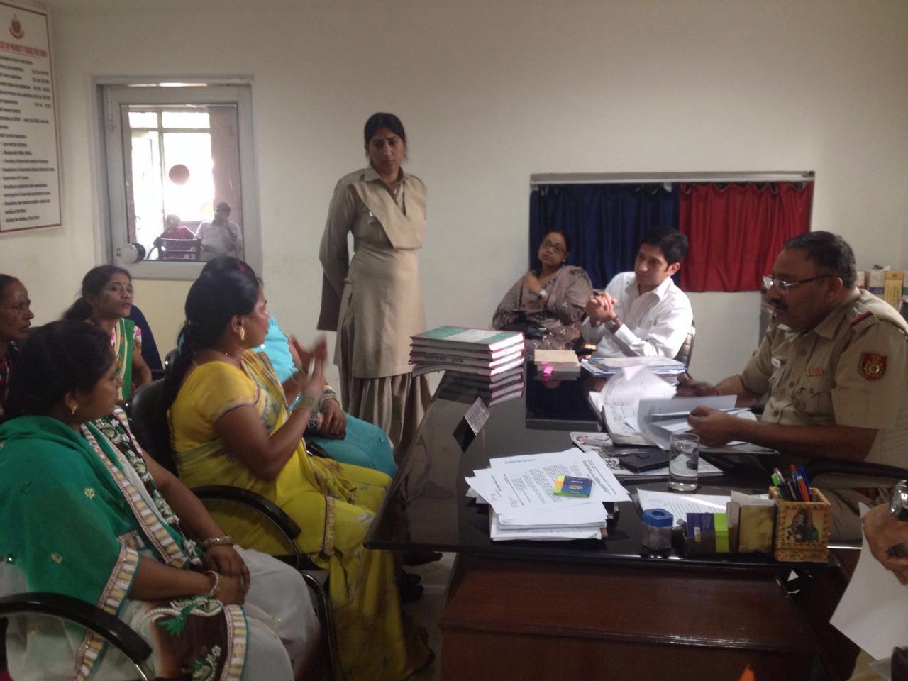 DLSA, SOUTH-EAST ORGANISED LEGAL AWARENESS PROGRAMME FOR COMMUNITY WOMEN AT PS: OKHLA INDUSTRIAL AREA ON 09.05.2016