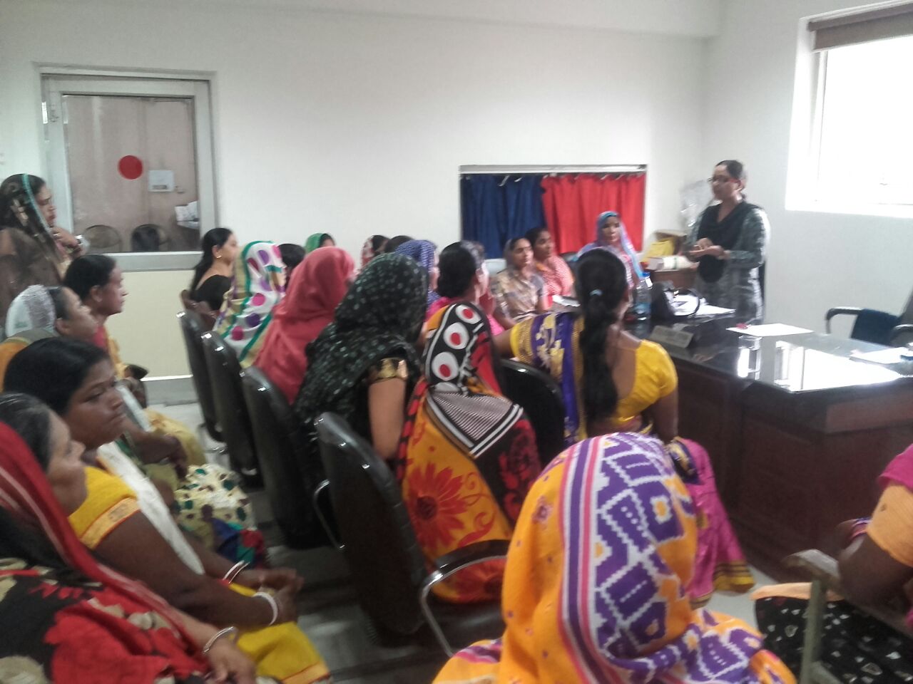 DLSA, SOUTH-EAST ORGANISED LEGAL AWARENESS PROGRAMME FOR 50-60 COMMUNITY WOMEN AT PS: OKHLA INDUSTRIAL AREA ON 28.05.2016
