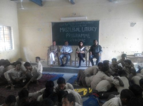 MASS LEGAL LITERACY CAMPAIGN CONDUCTED AT GBSSS NO. 3, MOLARBAND ON 24.10.2016
