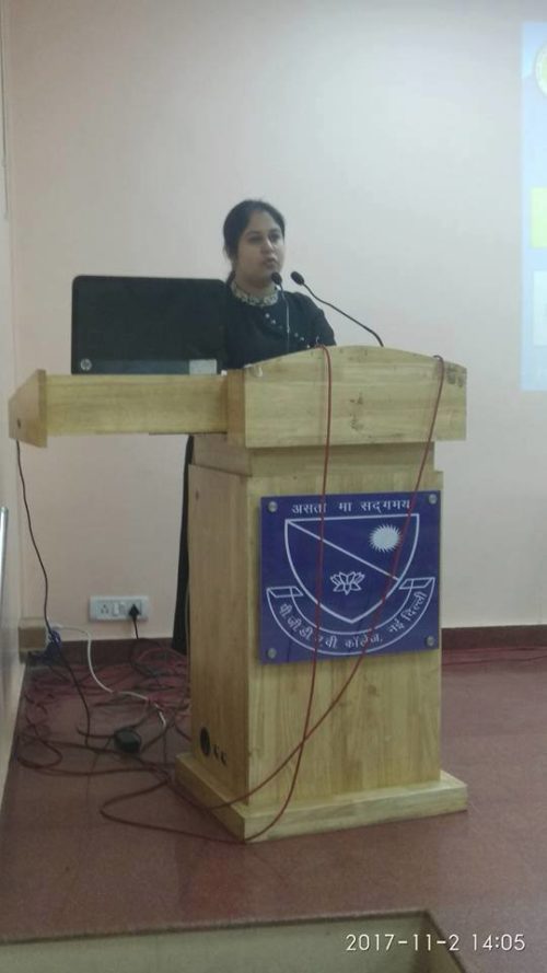 DLSA South East organized by a Legal Awareness Programme at PGDAV College on 02.11.2017