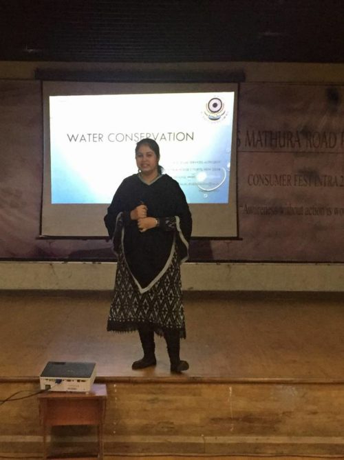 DLSA (SE) conducted awareness Programme Water Conservation under the campaign”Our Earth and Us” on 12.12.2017