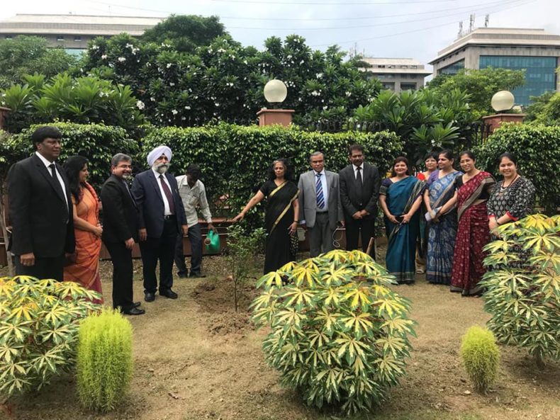 South-East & South Dlsa celebrating Plantation Drive in Saket Court Complex on 08.09.2018