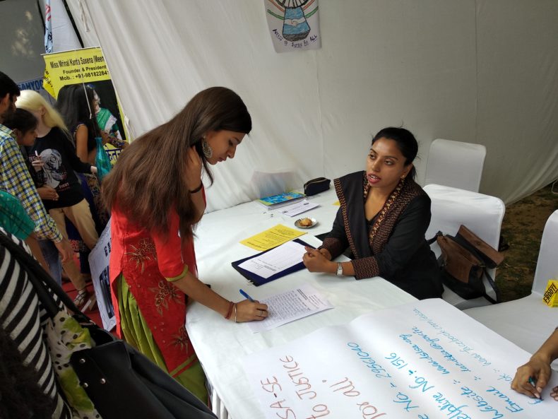 DLSA(SE) Organized Legal Aid Help Desk at ANDC College, Okhla Phase-1, on 26.10.2018