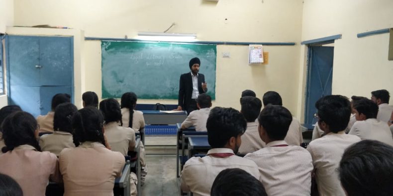 South-East District Legal Services Authority organized by Legal Literacy Classes Programme at SV, (2026005) School, Jor Bagh, New Delhi on 16.04.2019.