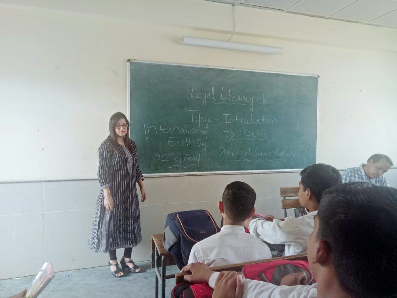 South-East District Legal Services Authority organized by Legal Literacy Classes Programme at GBSSS, No-2 (1925058) School, Railway Colony, Tugalkabad, New Delhi on 24.04.2019.