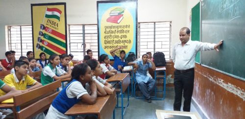 South East DLSA conducted Legal Literacy Classes Programme at School namely SV (1924003) Aliganj, Delhi on 16.04.2019