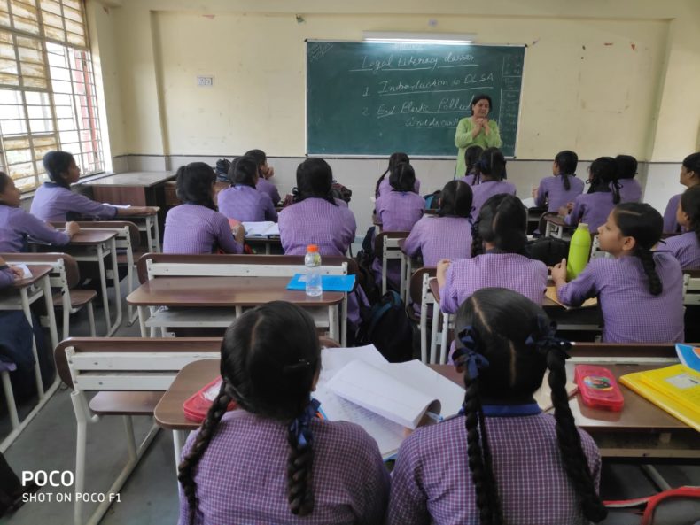 SOUTH-EAST DISTRICT LEGAL SERVICES AUTHORITY ORGANIZED BY LEGAL LITERACY CLASSES PROGRAMME AT GGSSS (1925340) SCHOOL, JJ Colony, Molarband, NEW DELHI ON 23.04.2019