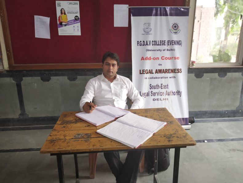 South-East DLSA Legal Aid clinic on 25.04.2019