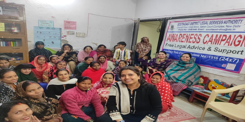 Informative session specifically for women on the topic of the POCSO Act under the initiative “Bal Vivah Mukh Bharat.” (10.12.2024)