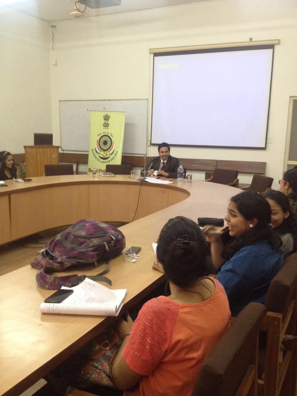 LEGAL LITERACY SESSION AT LADY SHRI RAM COLLEGE ON 18.03.2016