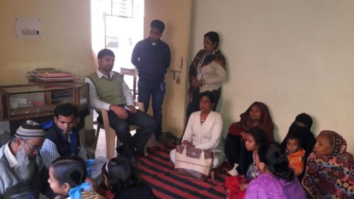 Legal Awareness Programme conducted by DLSA Shahdara through PLV with Advocate Sh. Amrish Kumar Tyagi in rural/ remote area of Shahdara District on the topic “Protection of Women from Domestic Violence Act, 2005” at J-Block, Janta Majdoor Colony, Delhi on dated 12.12.2016