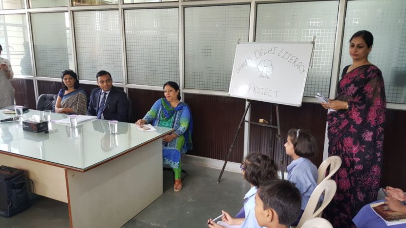 Greening Delhi Literacy Project at Laxmi Public School, Karkardooma, Delhi held on 20.07.2017