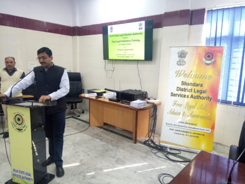 Two Days Para Legal Volunteers (PLV) Training Programme for Senior Citizens on 15.02.2018 & 16.02.2018