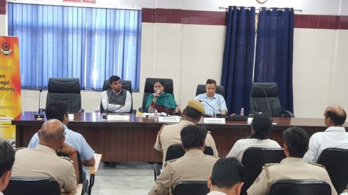 DLSA Shahdara, DLSA East and DLSA North East participated in Orientation and Training Programme for the Child Welfare Police Officers/ Juvenile Welfare Officers of Shahdara, East, North East District organized by Delhi State Legal Services Authority on 09.04.2018 at Swabhiman Parisar, Kasturba Nagar, Shahdara, Delhi.