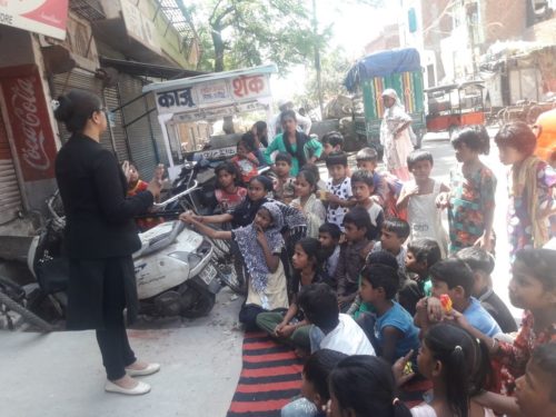 DLSA Shahdara in association with DLSA North East organized Legal Awareness Programme on the topic “Child and Adolescent Labour (Prohibition and Regulation) Act, 1986” at F-Block, New Seemapuri, Delhi on 13.04.2018.