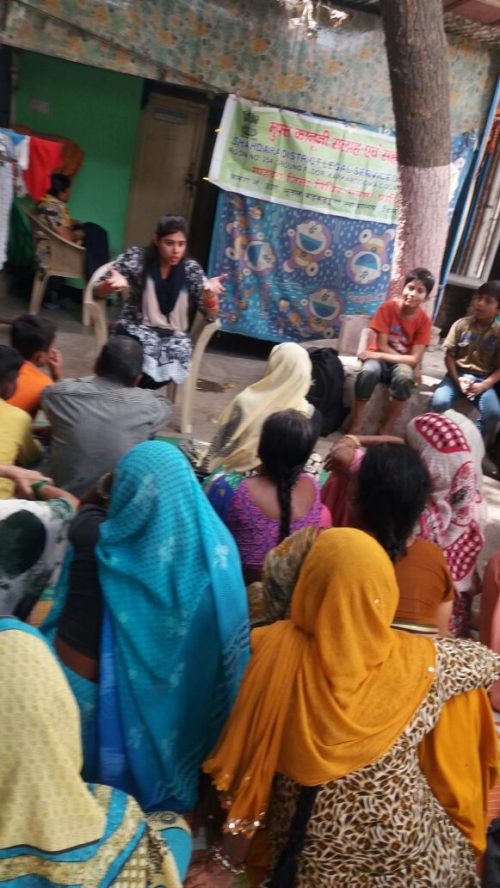 DLSA Shahdara organized Legal Awareness Programme on the topic “Protection of Women from Domestic Violence Act, 2005” at G-Block, Gurudwara Janta Mazdoor Colony, Raghunath Mandir ke Samney, Delhi on 14.05.2018.