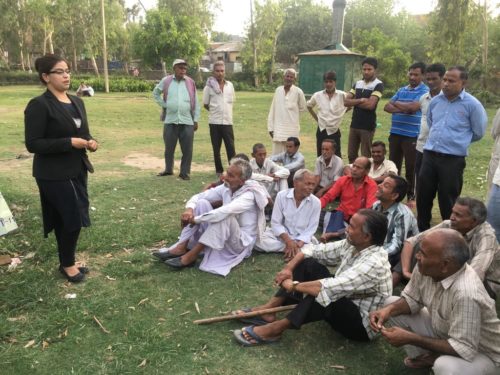 DLSA Shahdara organized Legal Awareness Programme on the topic “Benefits of senior Citizen regarding various schemes for example pension and under Senior Citizens Act, 2007” at Mandoli Park, Sewa Dhaam, Harsh Vihar, Delhi on 16.05.2018.