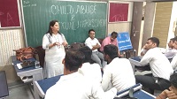 Legal Literacy Classes on Module of Sexual Violence “Child Abuse and Violence-Interpersonal and Digital World” was conducted for Children studying in class 9th to 12th Class at Govt. Boys Senior Secondary School, Shastri Park, Delhi on 12.07.2018.